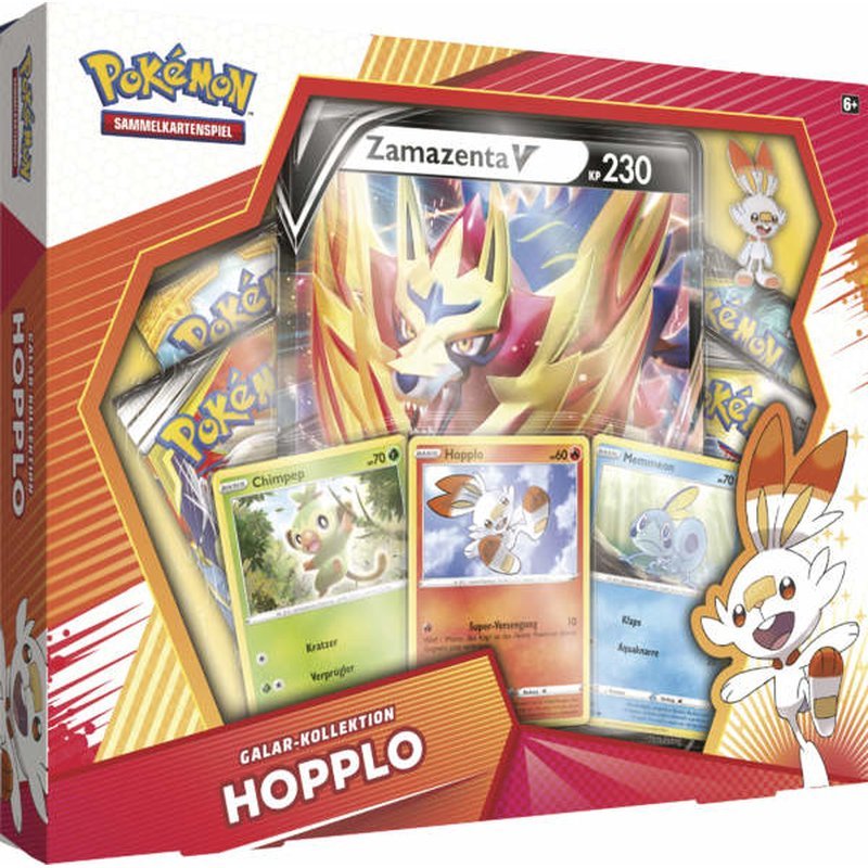 Pokémon Galar Kollektion Box Neu & OVP Hopplo & Zamazenta V Deutsch 