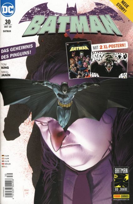 Panini/DC: Batman Heft 30 (Oktober 2019)