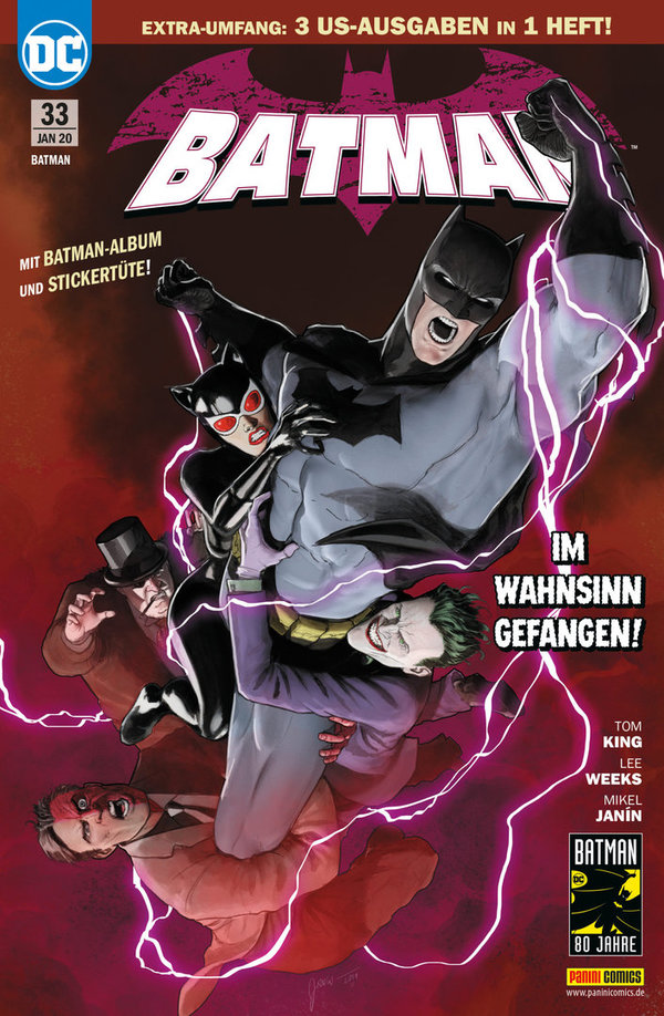 Panini/DC: Batman Heft 33 (Januar 2020)